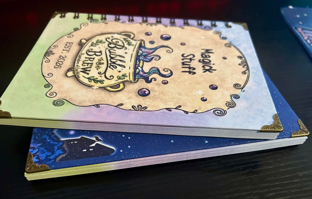 Magick Stuff “Bubble & Brew” Journal (5x7") - w/ Page Options